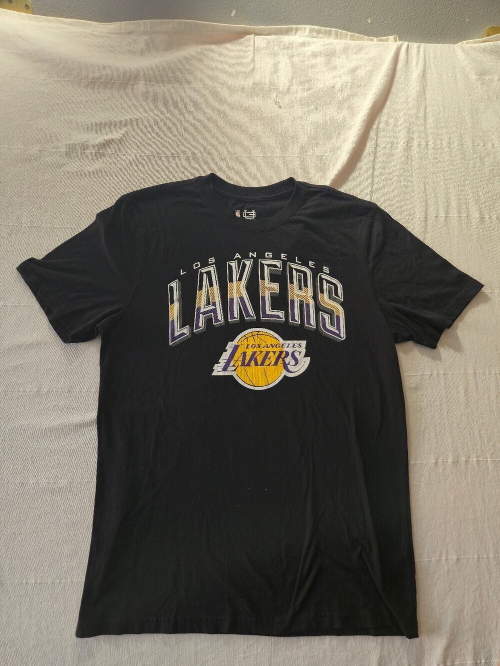 Los Angeles Lakers Black Ultra Game T-Shirt Size Large